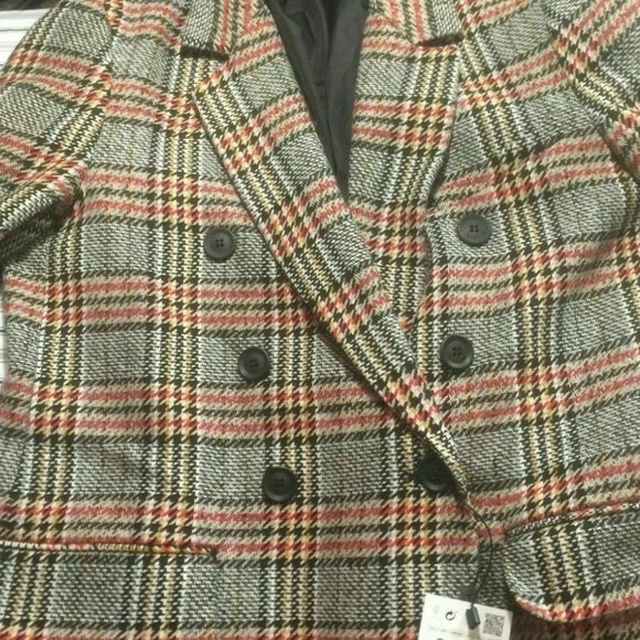 ❤️LAST ❤️ NWT ZARA LONG DOUBLE BREASTED COAT - Picture 11 of 13